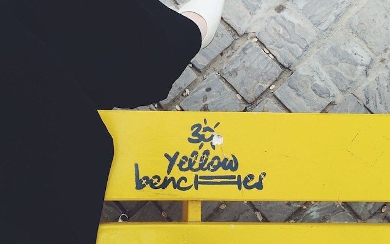 Yellow Benches @haja__